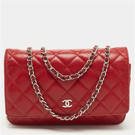 chanel wallet on chain price|chanel quilted wallet on chain.